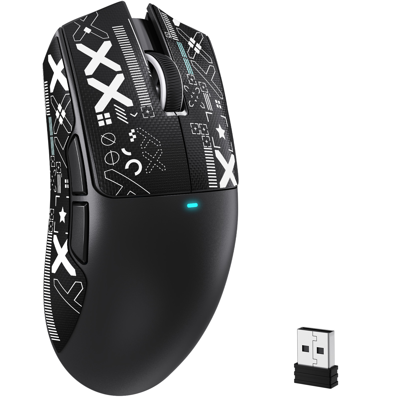 ATTACK SHARK X11SE 59g Tri-Mode Lightweight Wireless Gaming Mouse, 22000DPI