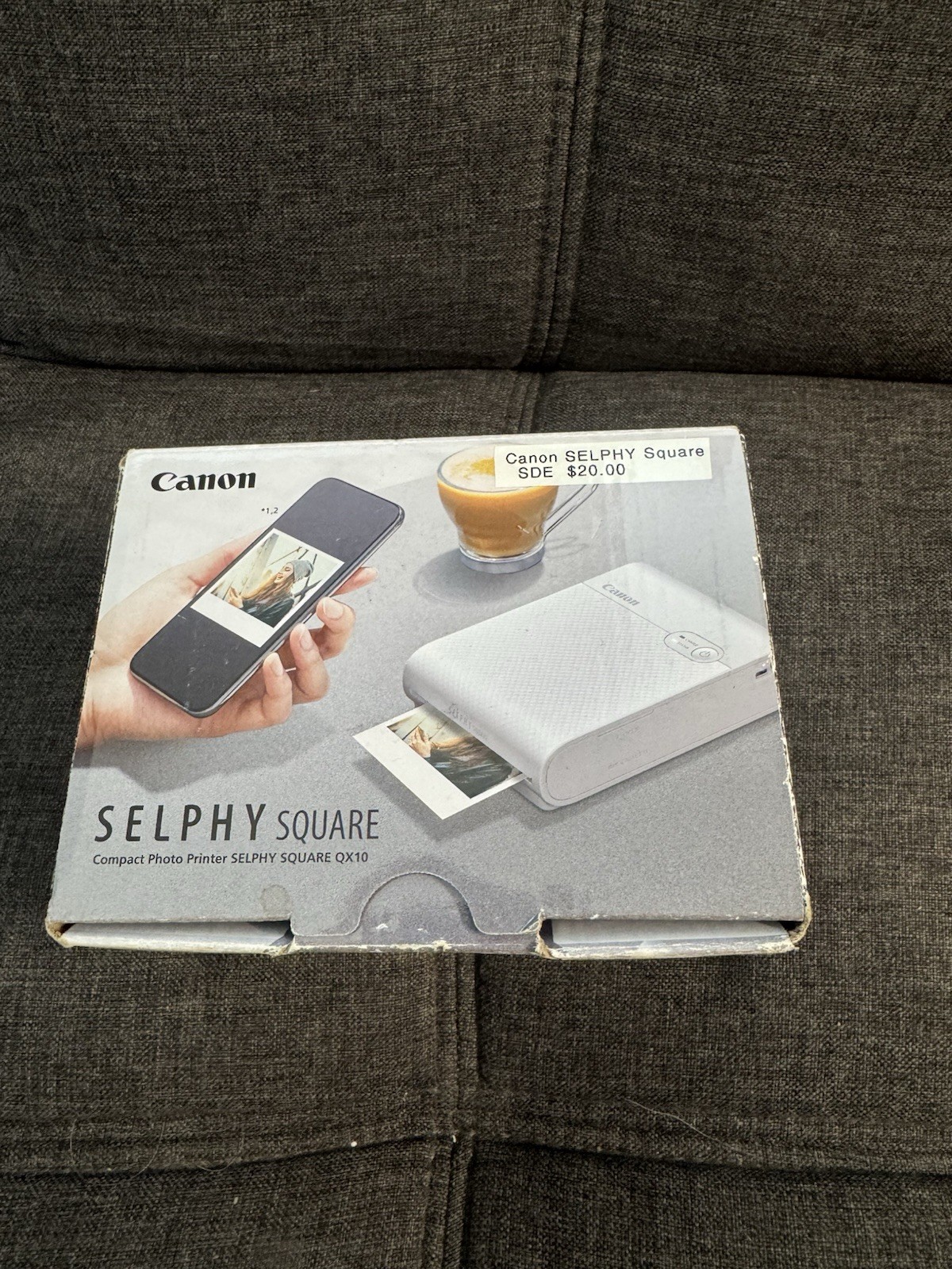 Canon SELPHY SQUARE Instant Picture Printer White CD1158 Open Box