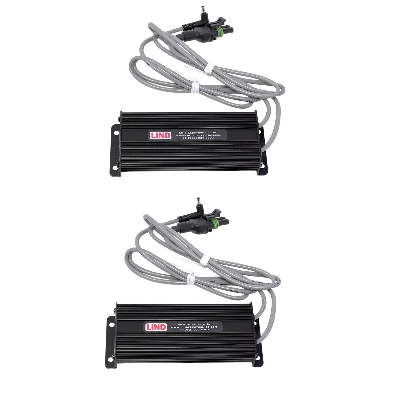 Lind CH0520-4155 Auto Adapter 12V Power Supply 5V 2A Output for Ram MC75A, 2 Pcs