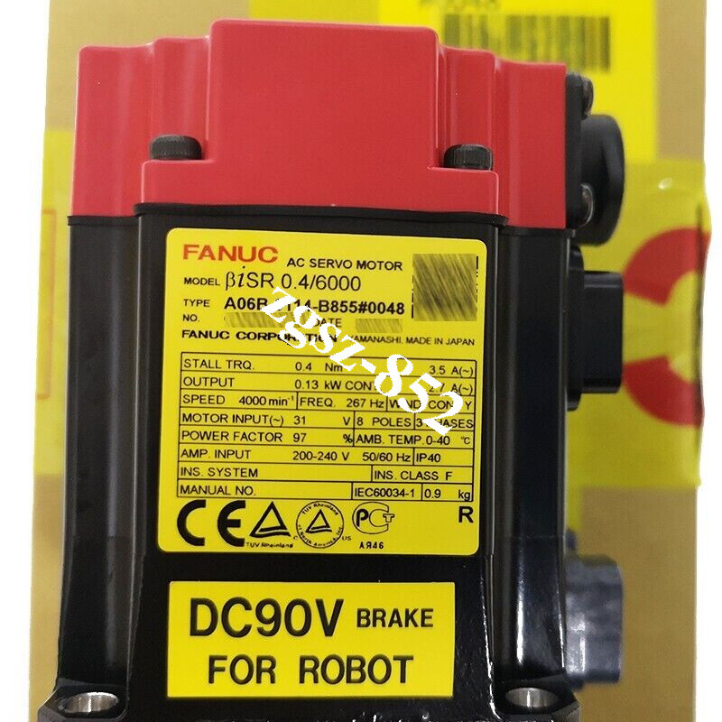 FANUC A06B-0114-B855#0048 SERVO MOTOR A06B-0114B8550048 Brand New Fast Shipping