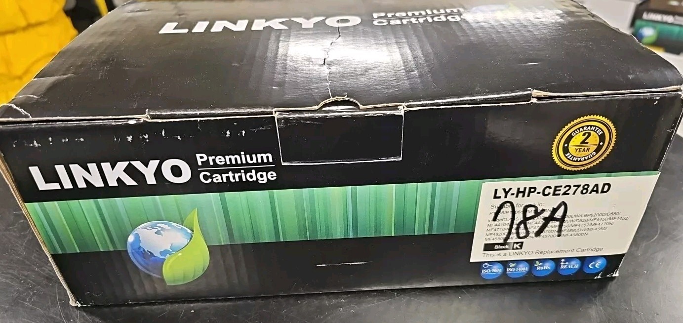 Linkyo premium cartridge Black (k)  LY-HP-CE278AD For Laser jet Pro P1566 P1606D