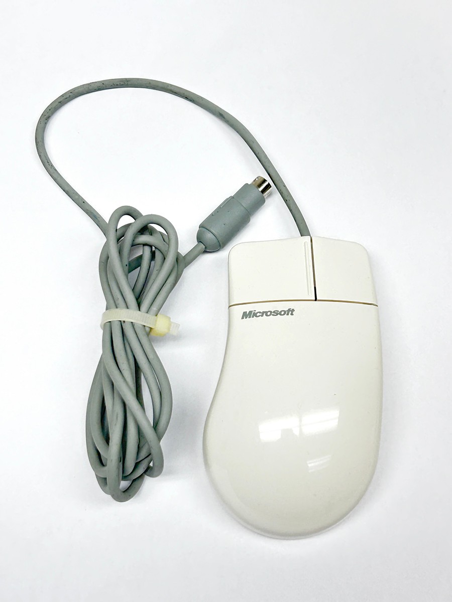 Vintage Microsoft Serial-Mouse Port Compatible Mouse 2.0 - Part No. 58264