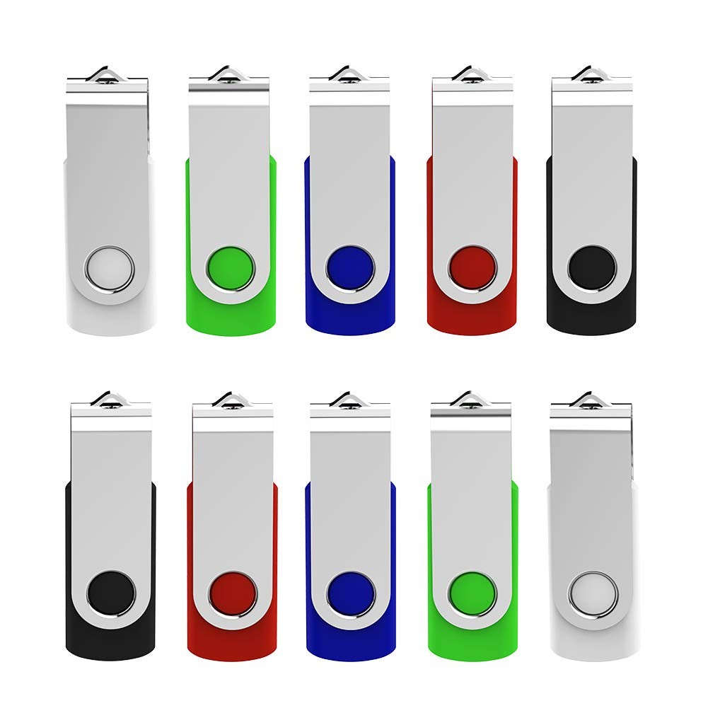 KEXIN 16GB Flash Drive 10 Pack USB Flash Drive 16G Thumb Drive Memory Stick
