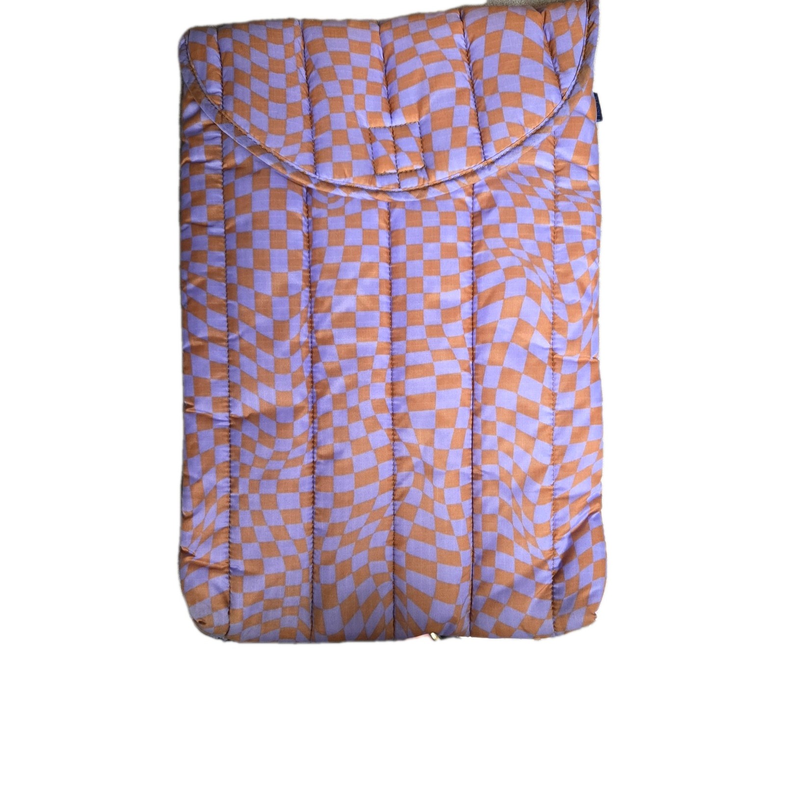 BAGGU, 15", puffy, laptop sleeve, trippy, check, checker, pattern, htf, retired