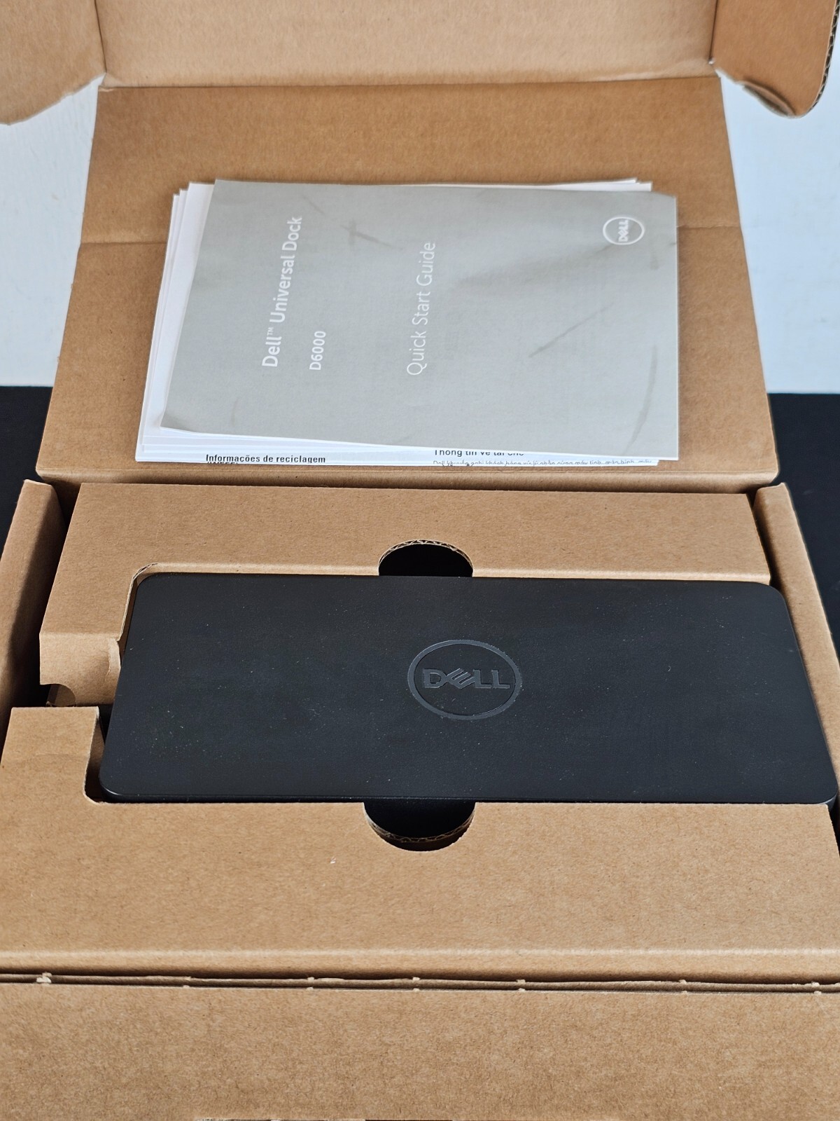 Dell Docking Station D600 USB-C w/ 130W Dell Adapter - USED Tested