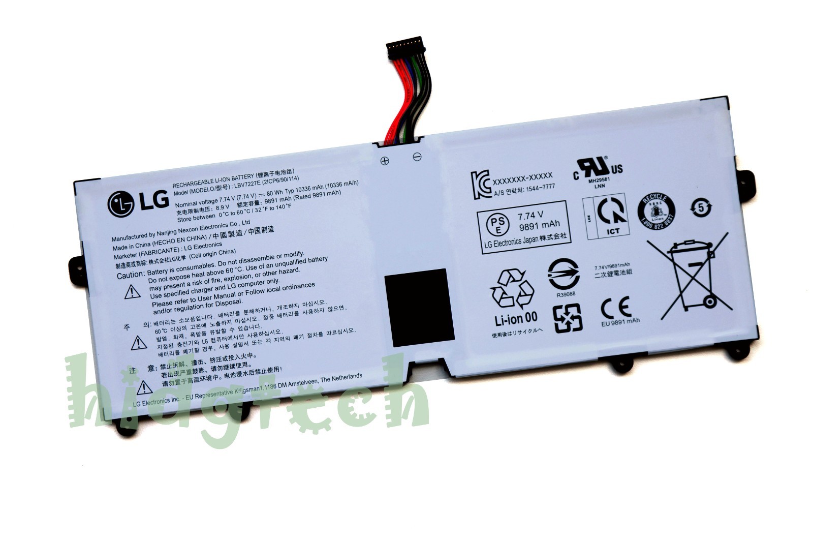 New Genuine LBV7227E 80Wh OEM Battery for LG gram 15Z90N 17Z90N 16ZD90P 16Z90P