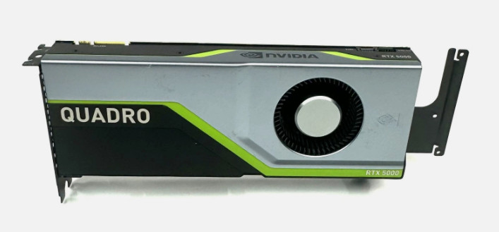 Dell NVIDIA Quadro RTX 5000 16GB GDDR6 PCIe 3.0 x16 Video Graphics Card