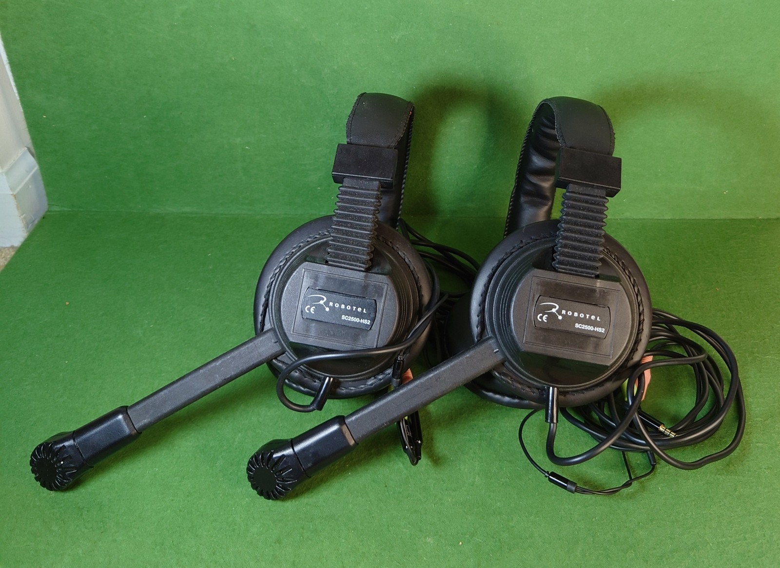 Robotel SC2500 HS2 Headset w/ Mic 3.5mm PC Gaming Office Headphones, 2pcs