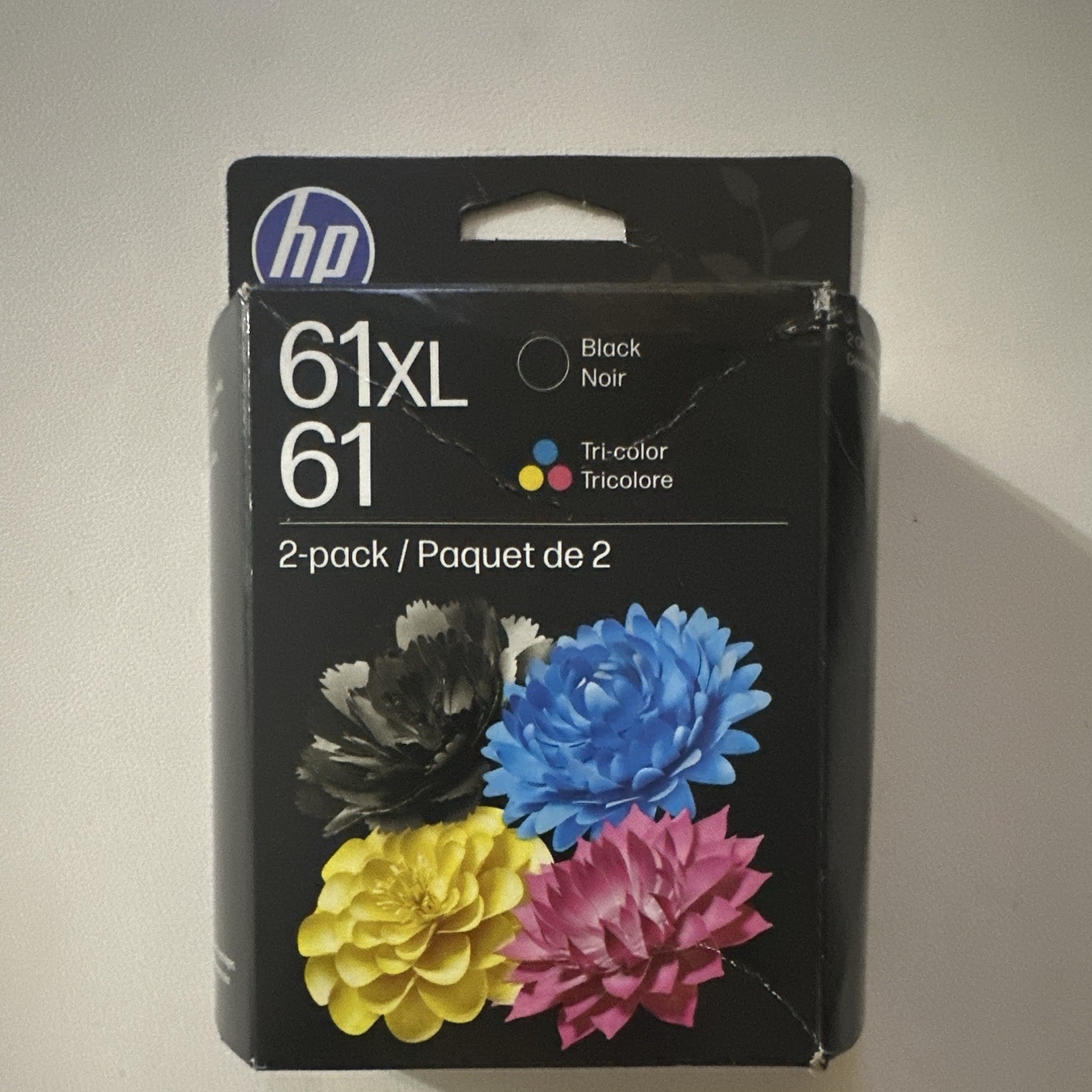 HP 61/61XL Genuine Original Inkjet Ink Cartridges 2-Pack Black/Tri-Color