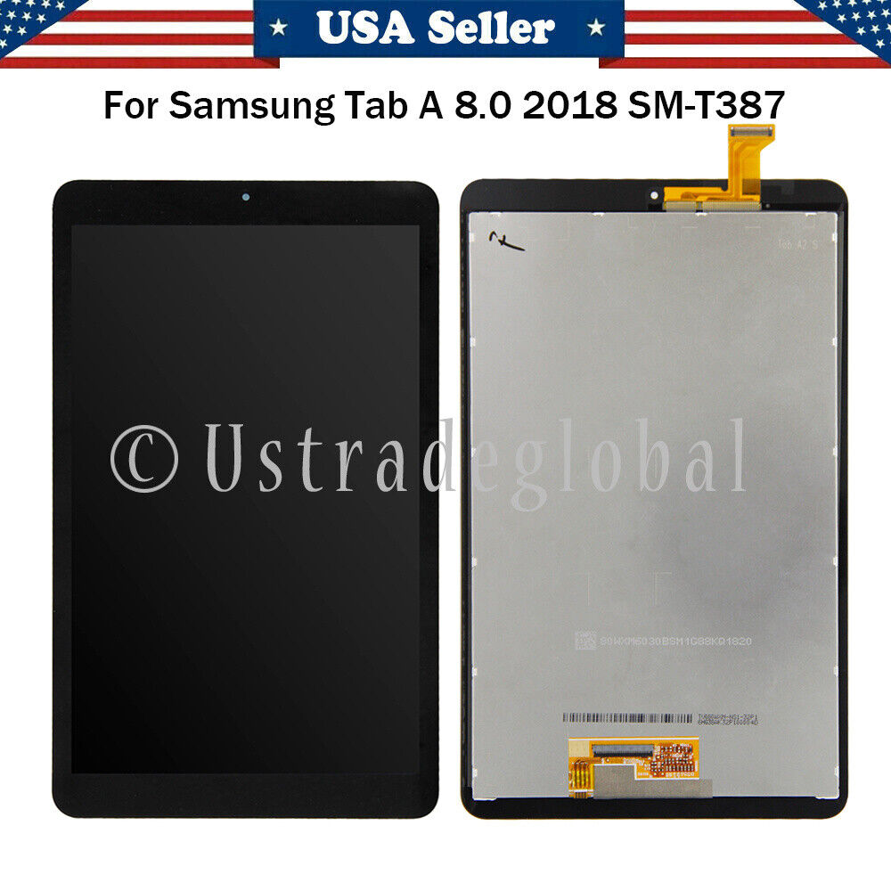 For Samsung Tab A 8.0 2018 T387W SM-T387V LCD Display Touch Screen Digitizer QC