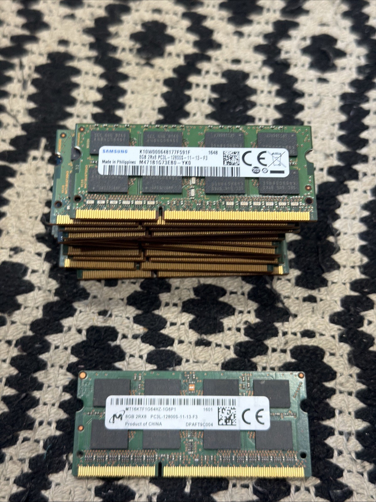 Samsung Lot of 14 /8GB /PC3L-12800S -11-13-f3 2Rx8
