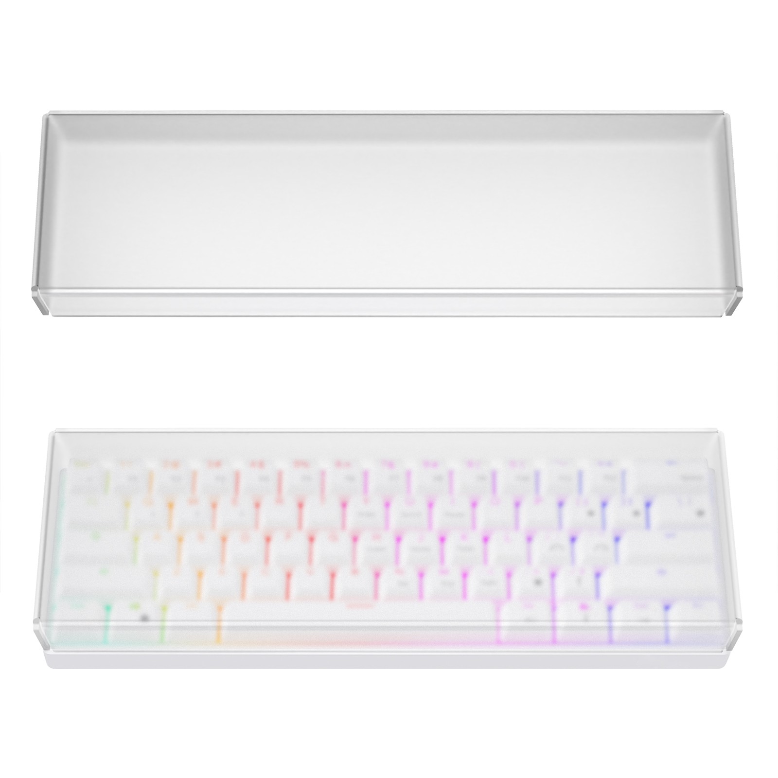 Geekria Premium Acrylic Keyboard Cover for RK ROYAL KLUDGE RK61 Keyboard