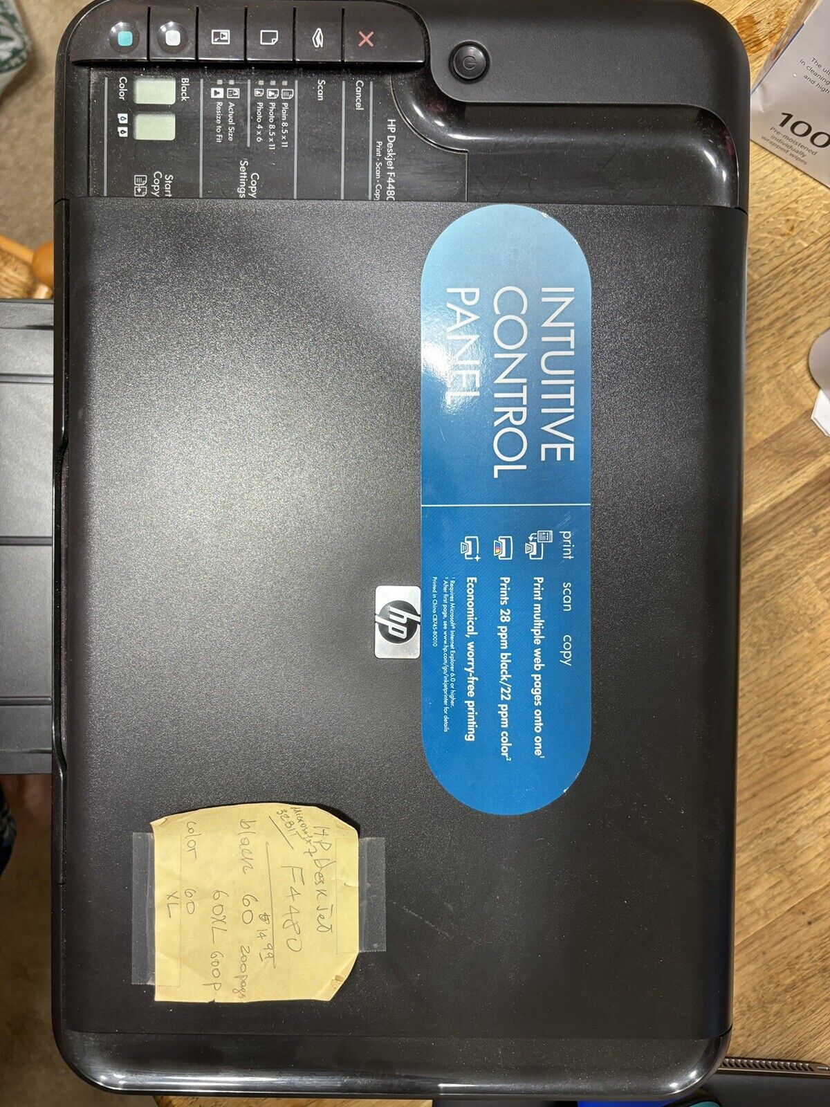 HP Inkjet Printer with Copy and Scan Feature