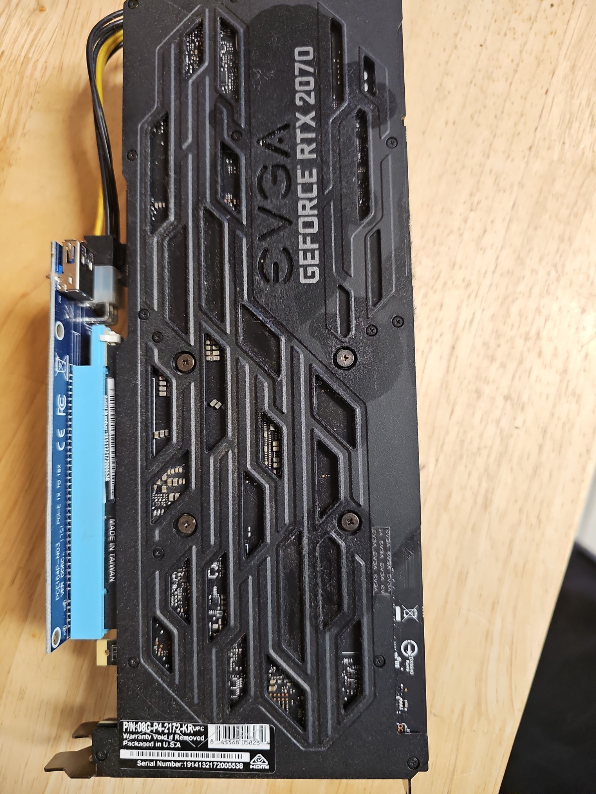 EVGA NVIDIA GeForce RTX 2070 XC GAMING 8GB GDDR6 Graphics Card (08G-P4-2172-KR)