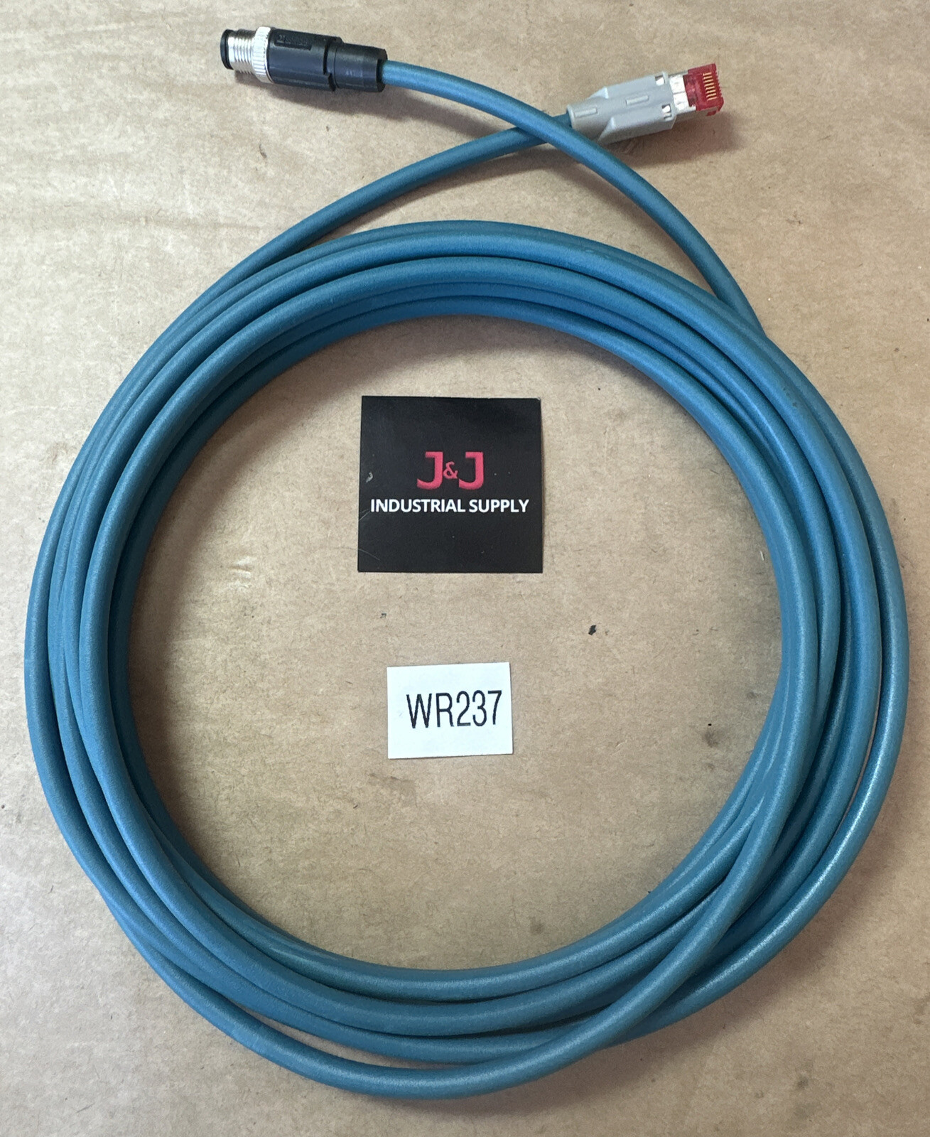 NEW- Phoenix Contact Ethernet Cable M12, 8 Pin to RJ45 200” / 5 Meters WARRANTY