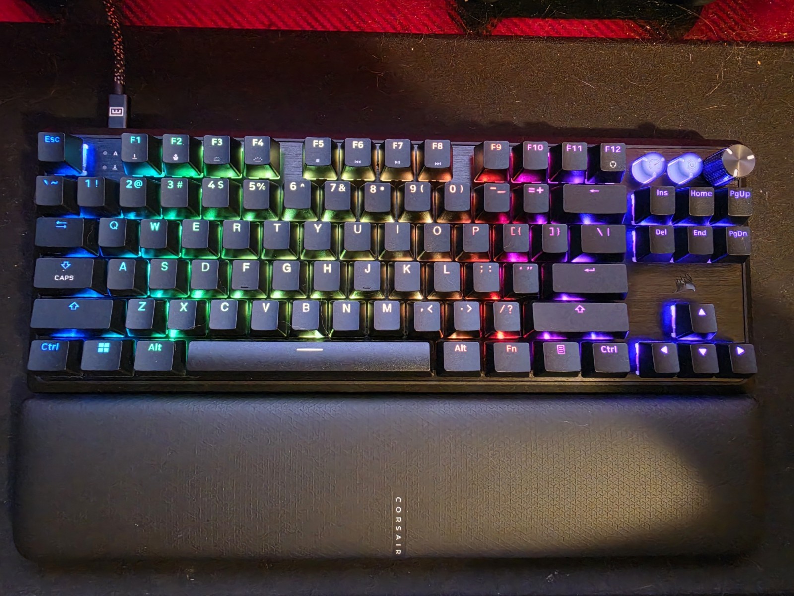 Corsair K70 Pro TKL, lightly used