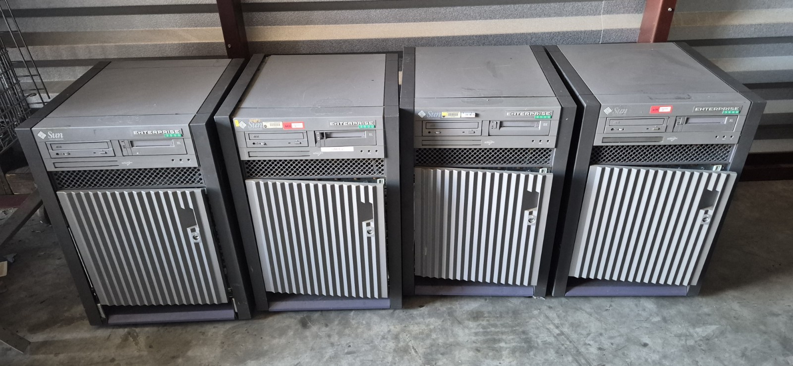 Lot Of 4 Sun Microsystems Enterprise 3500 Server Computers