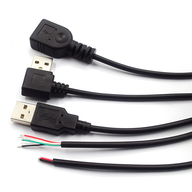USB power cable Single 2-core 4-core power connector usb male/female