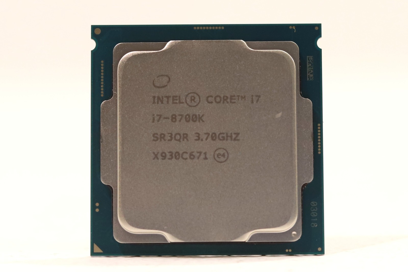 Intel Core i7-8700K 3.70GHz 6-Core 12MB LGA 1151 Processor P/N: SR3QR Tested