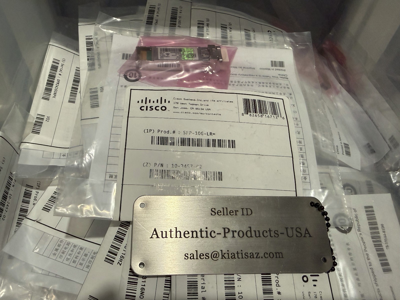 New Genuine Cisco SFP-10G-LR Newest verison w/ Hologram  ORIGINAL CISCO