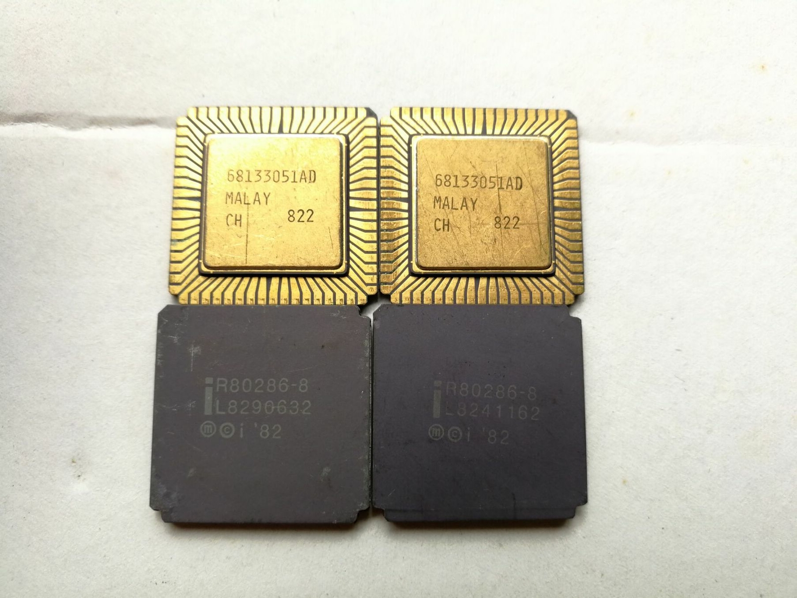 Vintage R80286-8 R80286-8/S 16-BIT High-Performance Microprocessor x 1pc