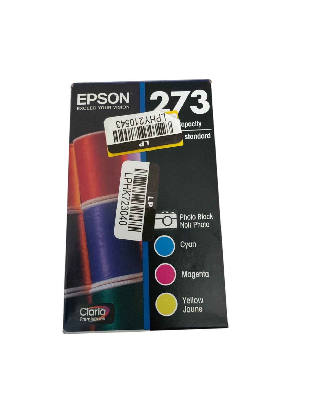 Epson 273 Black, C/M/Y 4pk Combo Ink Cartridges Black Cyan Ylw - Exp.04/24~12/25