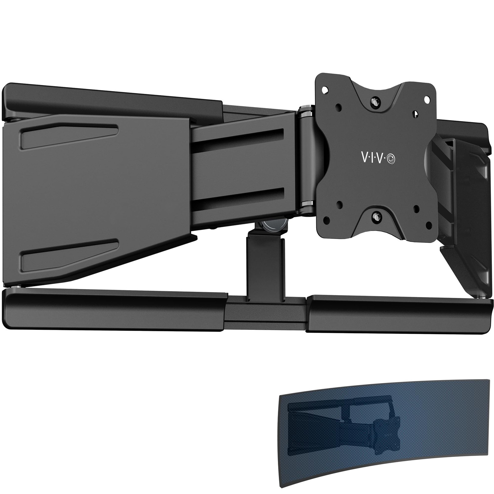 Telescoping Ultrawide Monitor Wall Mount, Fits up to 49 inch Ultra-wides, Hol...