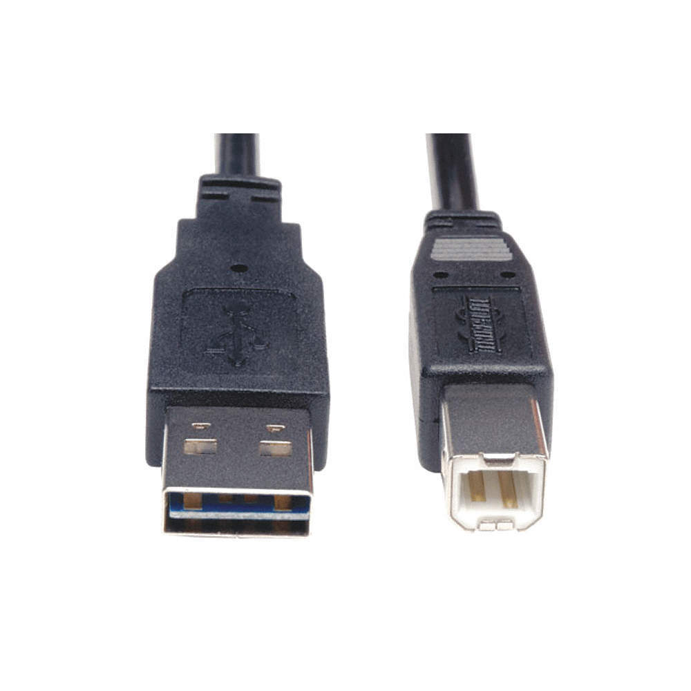 TRIPP LITE UR022-003 Reversible USB Cable,Black,3 ft. 30UJ16