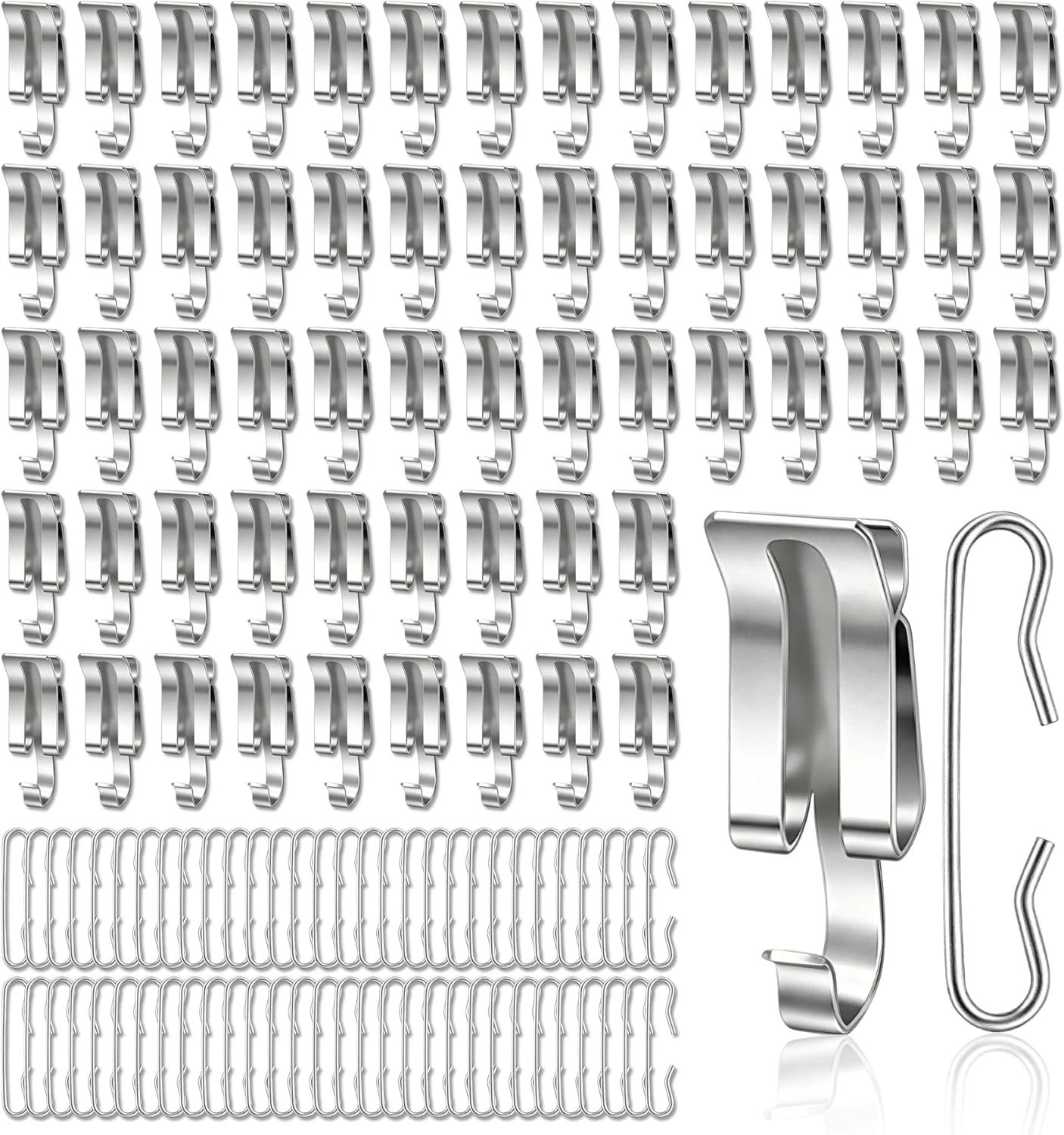 120pcs Heat Cable Roof Clips De Icing Cable Clips and Spacers Kit Roof Clips ...