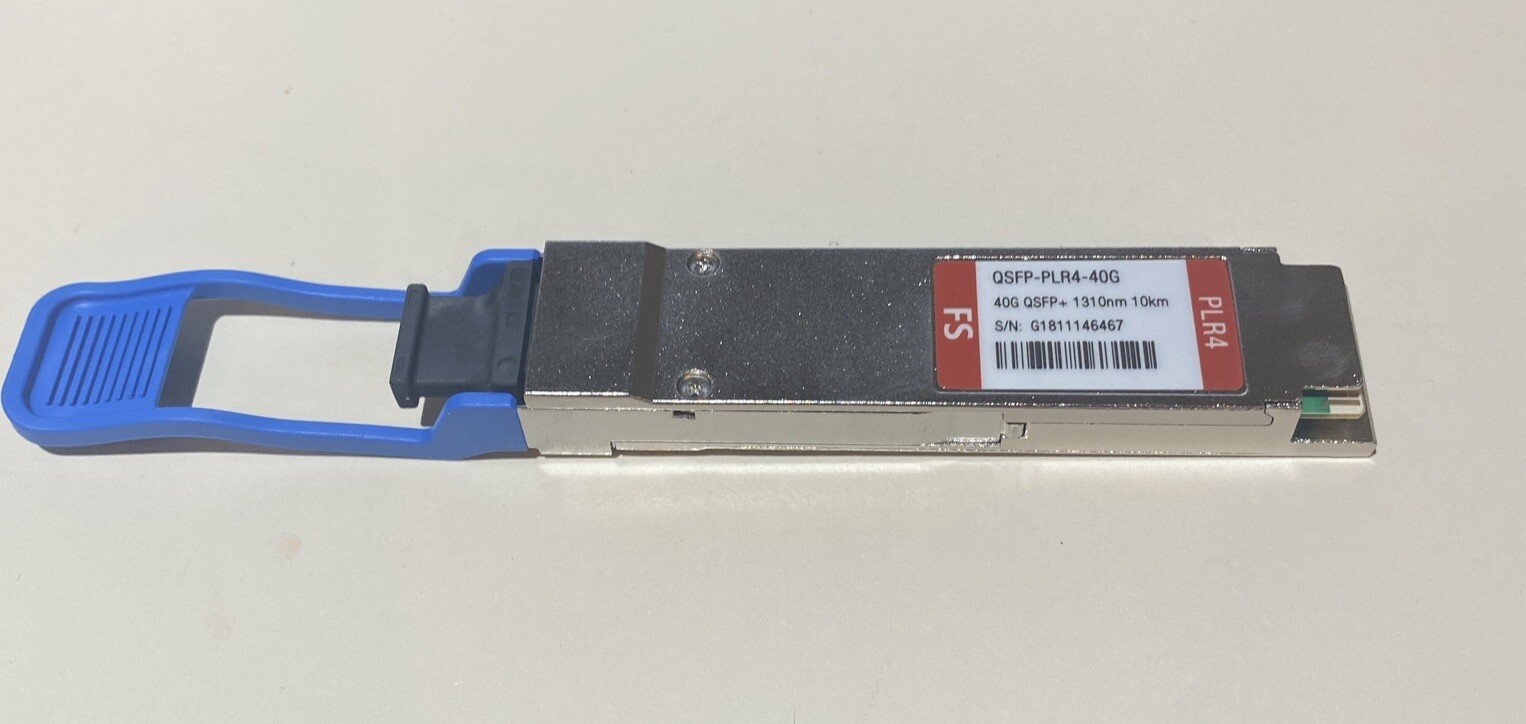 FS QSFP-PLR4-40G AI 40GBASE-PLR4 QSFP+ 1310nm 10km MTP/MPO DOM