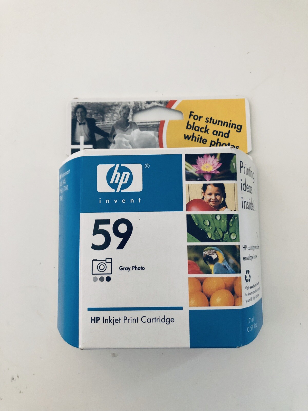 HP Hewlett-Packard 59 Gray Photo Ink Jet Exp Apr 2008 New Sealed 