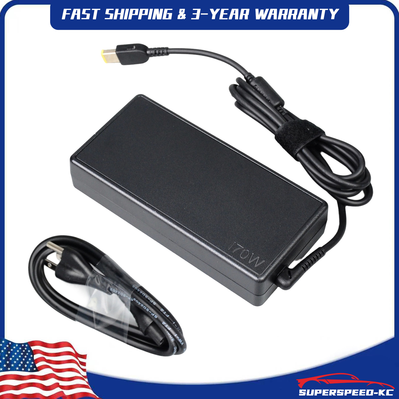 New for Lenovo Legion 14 15 17 Y7000 R720 P50 P51 P52 170W AC Power Adapter