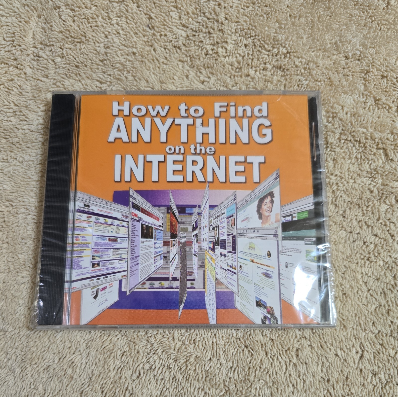 How To Find Anything On The Internet CD-Rom Pondview Educational Sealed MC2126