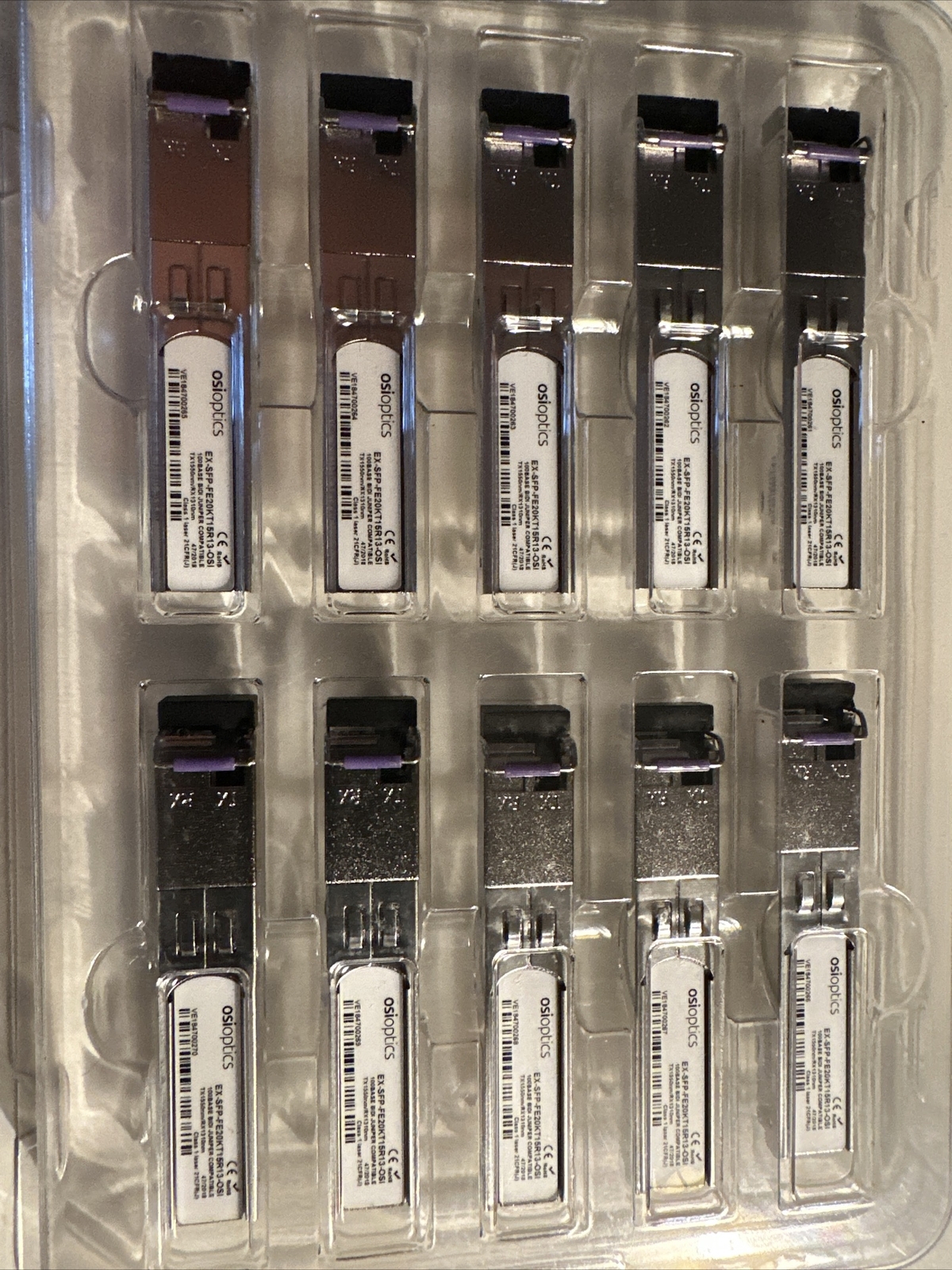 EX-SFP-FE20KT15R13 - 100BASE-BX LC TX1550nm/RX1310nm (Compatible with Juniper)