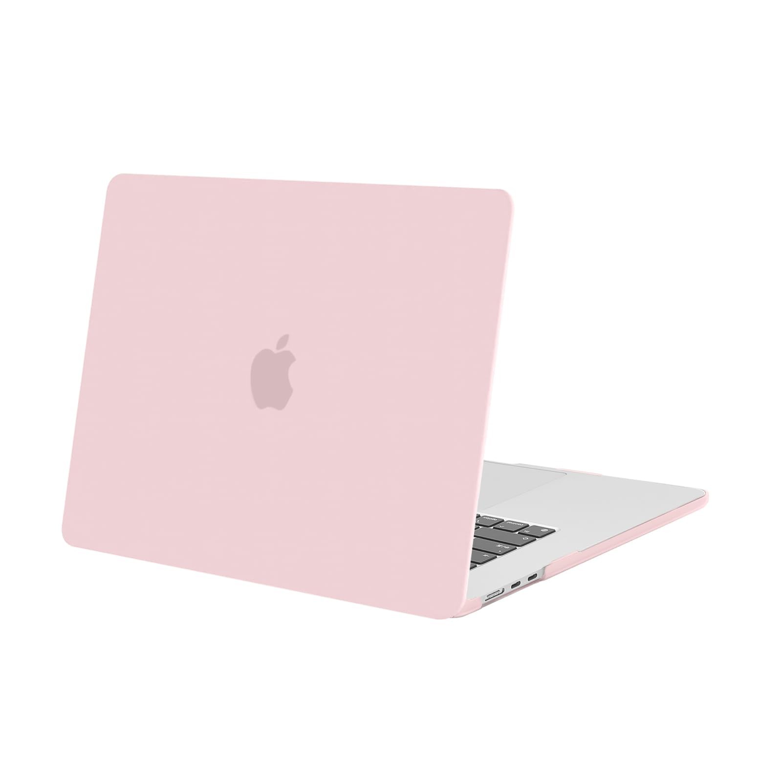 MOSISO Compatible with MacBook Air 15 inch Case M5 2026 M4 2025 M3 Baby Pink
