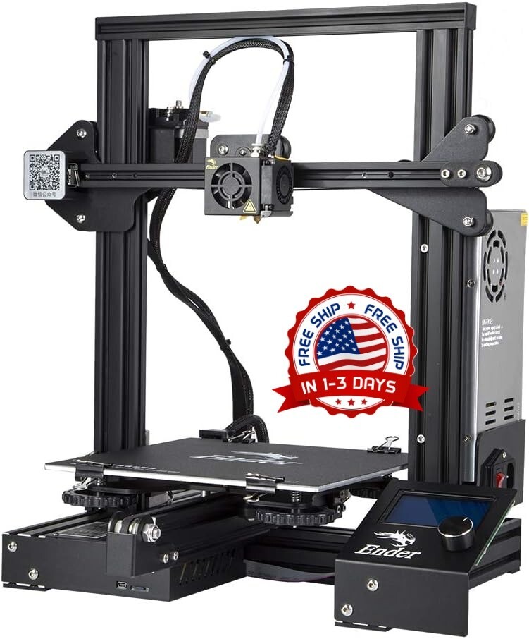 impresora 3D con placa de superficie extraíble fuente de alimentación cert UL
