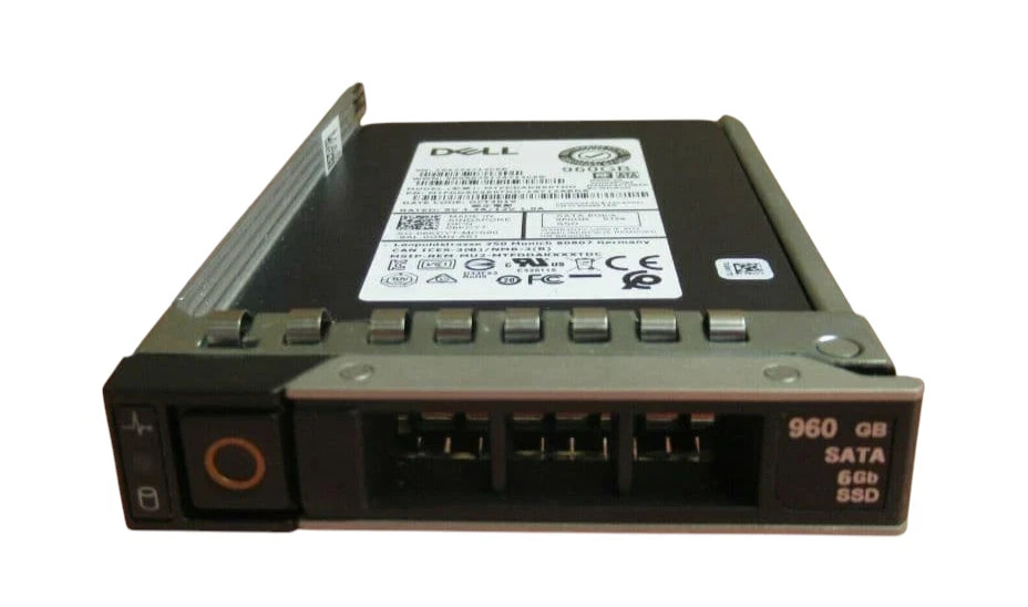 NEW Dell 960GB 6G SATA MU 2.5" SSD XMWMK MTFDDAK960TDT in 14-17th Gen Caddy