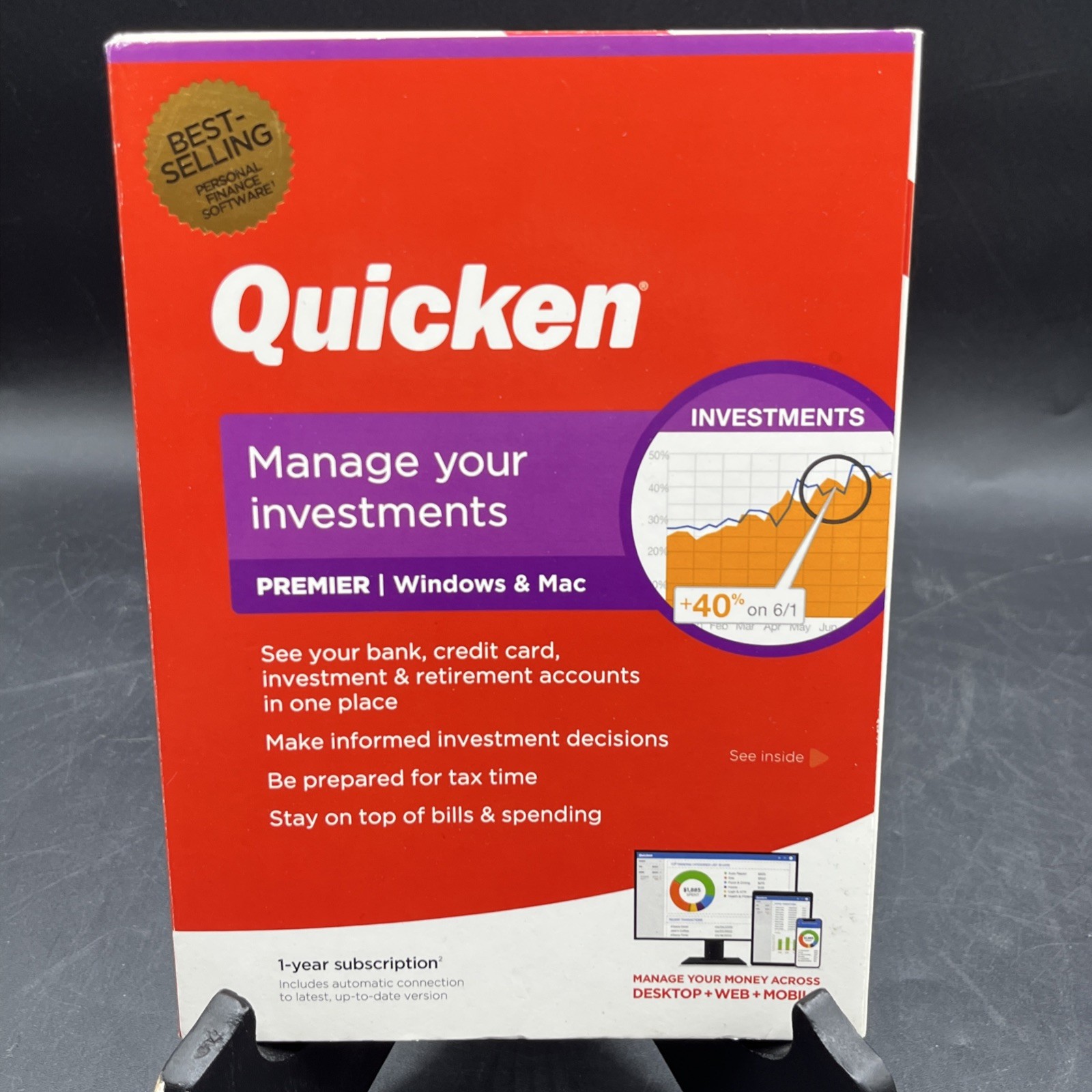 Quicken Premier for Windows and Mac 2020 Edition