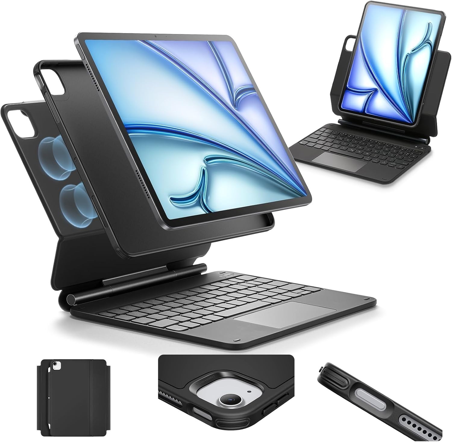 *SEALED* ESR for iPad Air 11/Pro 11 Inch Case Keyboard Multi-Mode Magnetic Stand