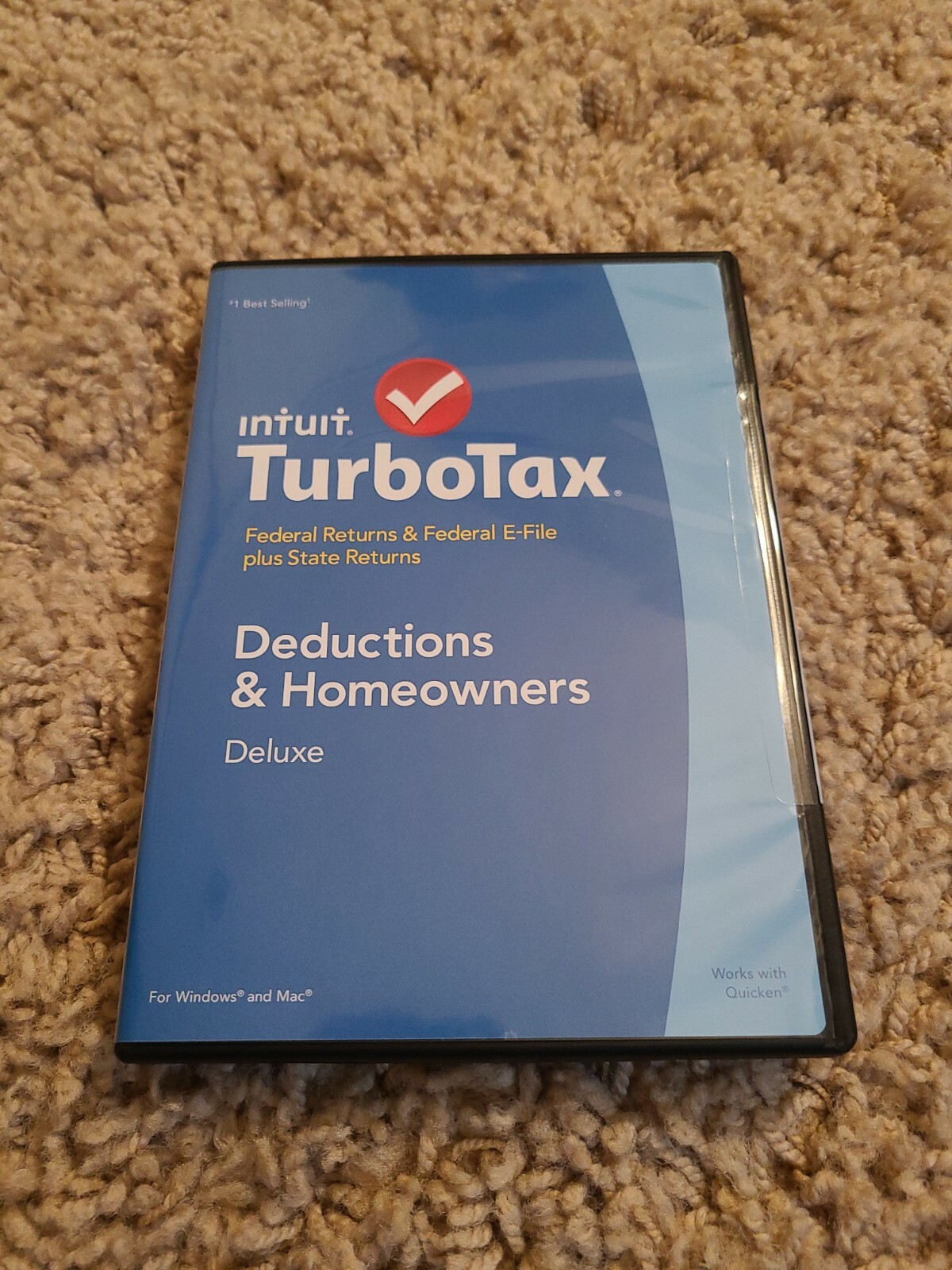 Turbotax Deluxe - Tax Year 2014 - Deductions and Homeowners - Windows & Mac