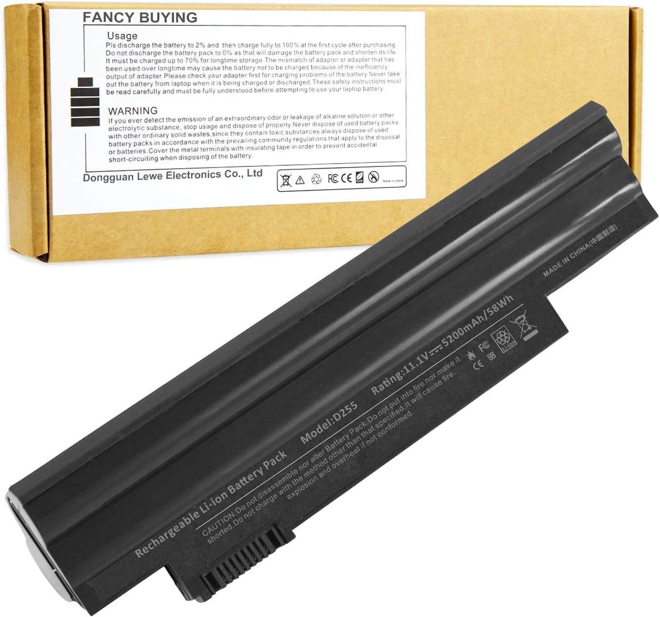 Laptop Battery for Acer Aspire One D255 D257 D260 522 722 Al10a31 Al10b31
