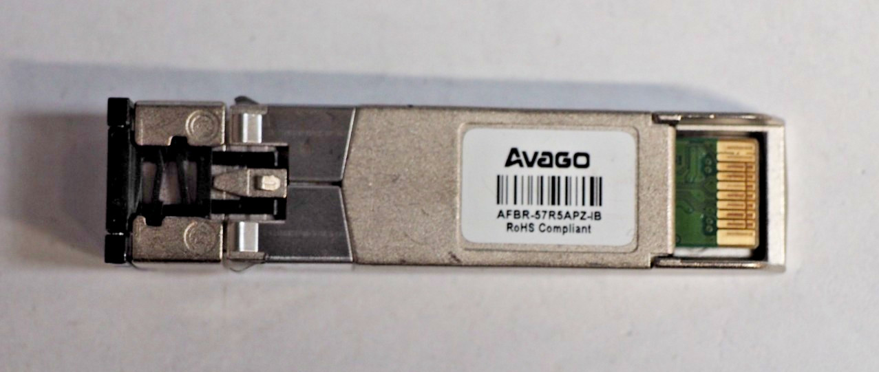 Lot of*2 Avago AFBR-57R5APZ-IB SFP Optical Transceiver