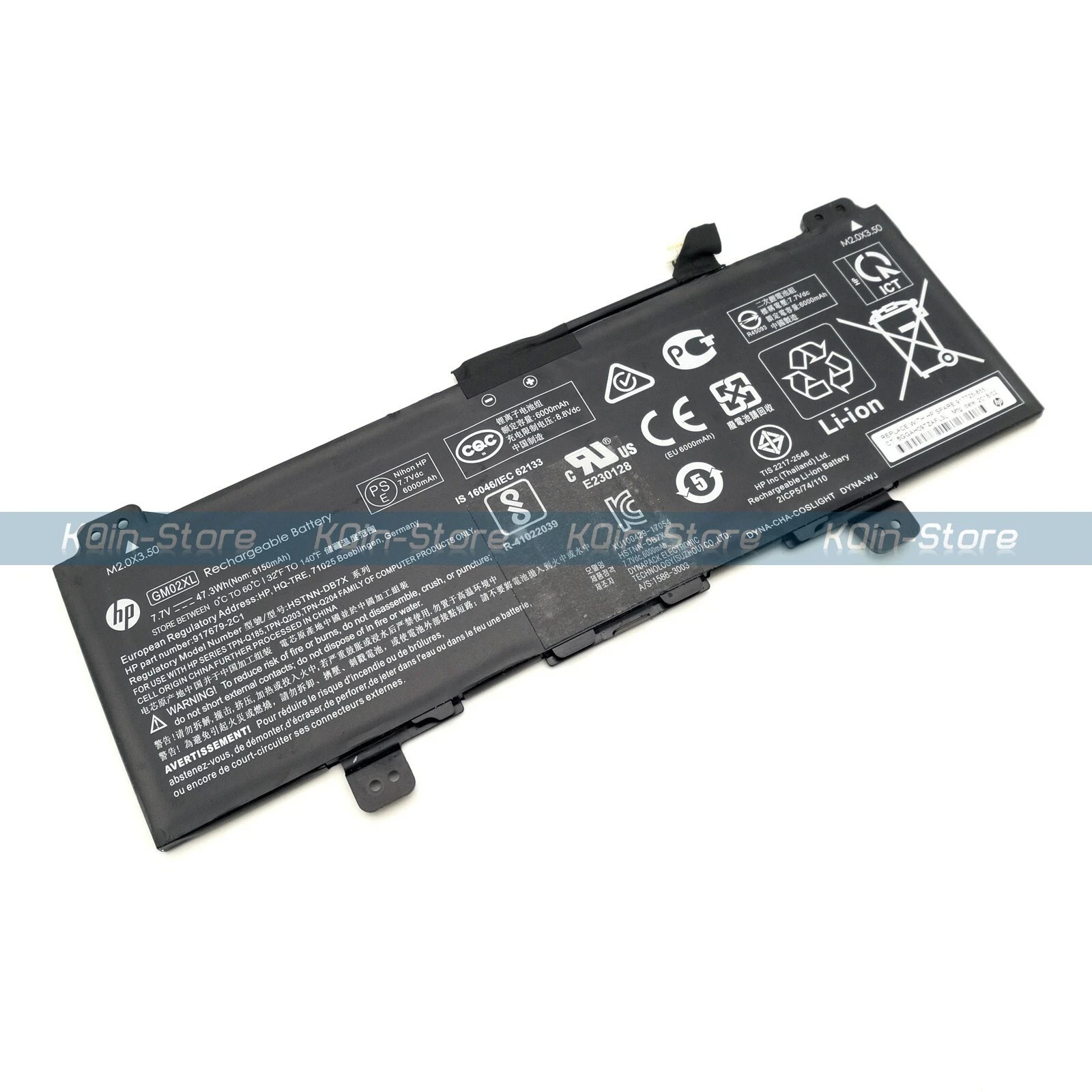 Like New GM02XL OEM Battery for HP Chromebook X360 11-AE 11A G6 14 G5 917725-855