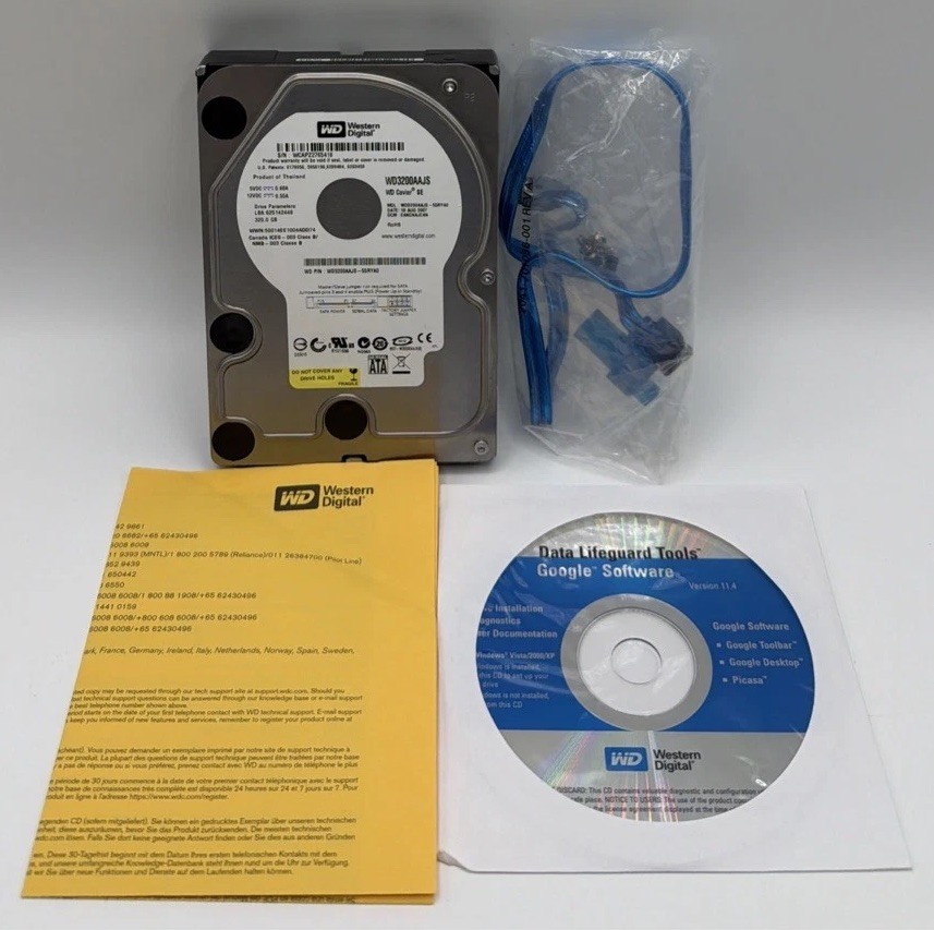 Western Digital Caviar SE Model WD3200AAJS-55RYAO 320GB Internal Drive. Used
