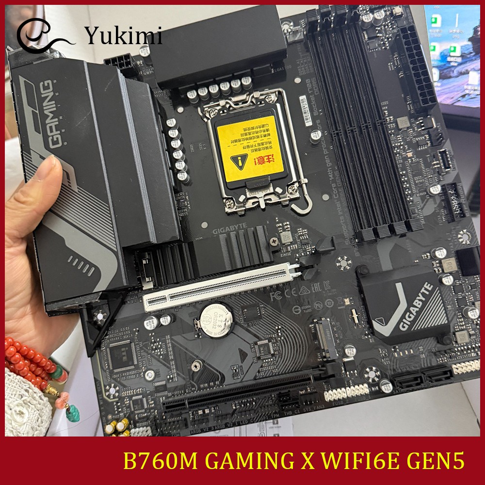 FOR GIGABYTE B760M GAMING X WIFI6E GEN5 DDR5*4 256GB Micro ATX Ｍotherboard Test