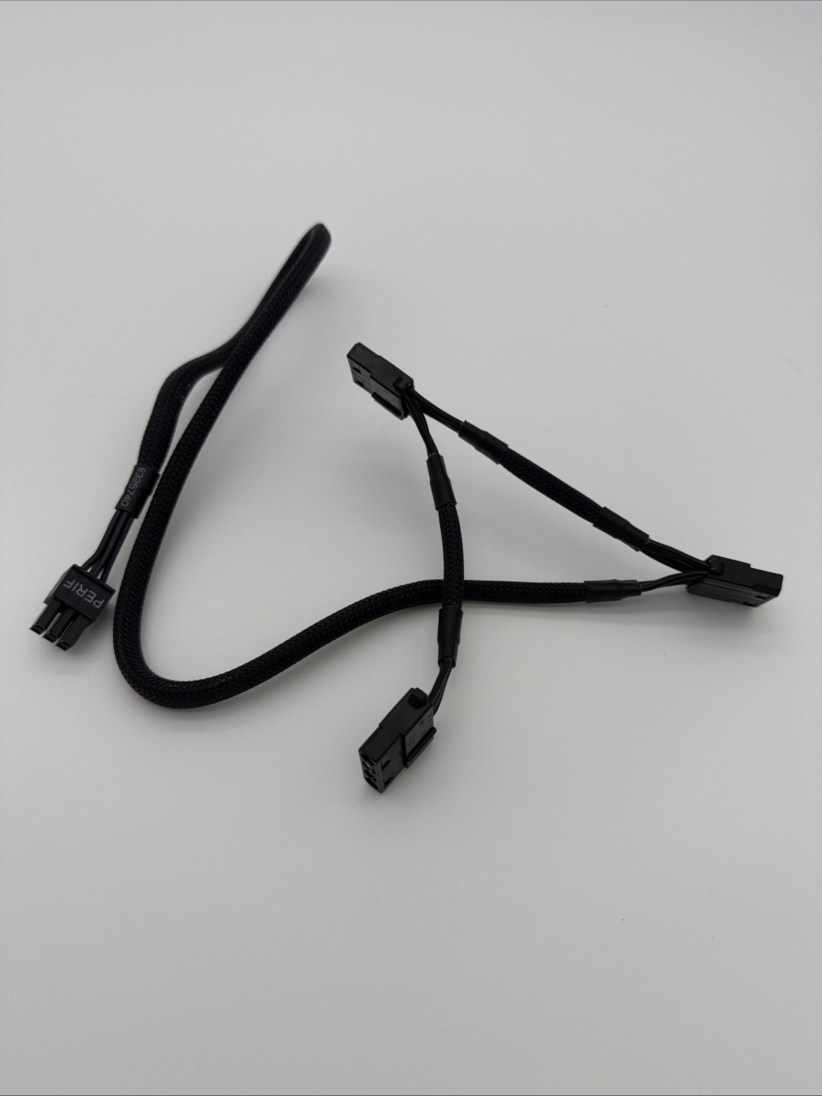EVGA SuperNOVA 750-1200 G2 G3 G5 B3  6 pin to 4X SATA DRIVER POWER cable,Braided