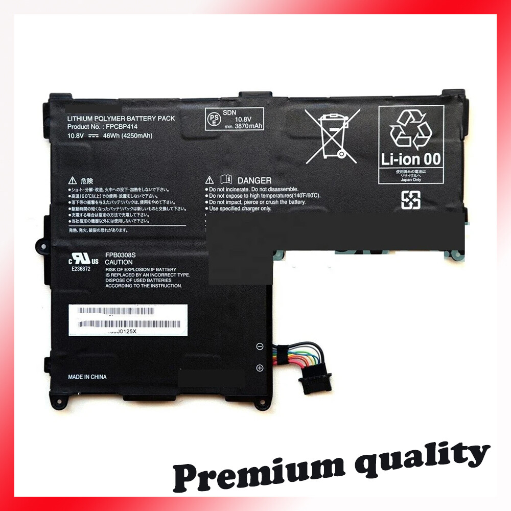 10.8V 46Wh FPCBP414 CP642113-01 FPB0308S New Battery for Fujitsu Stylistic Q704