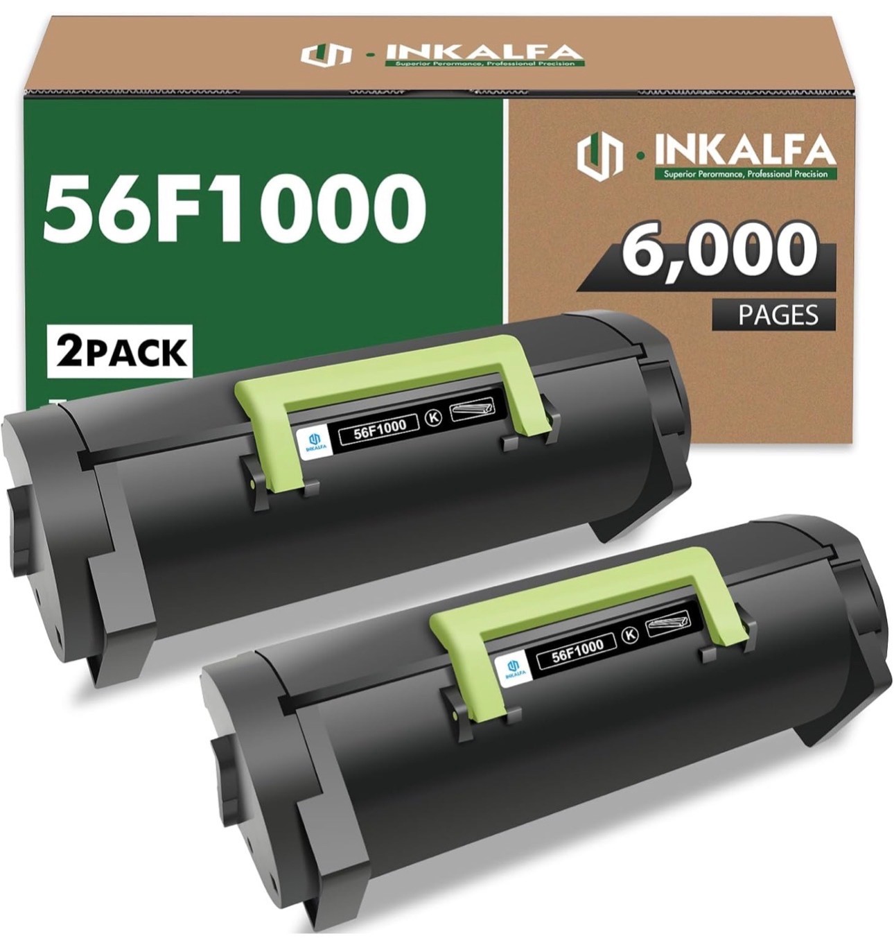 56F1000 56F1H00 Black Toner Cartridge for Lexmark for MS321 MS421 MX321 MS622