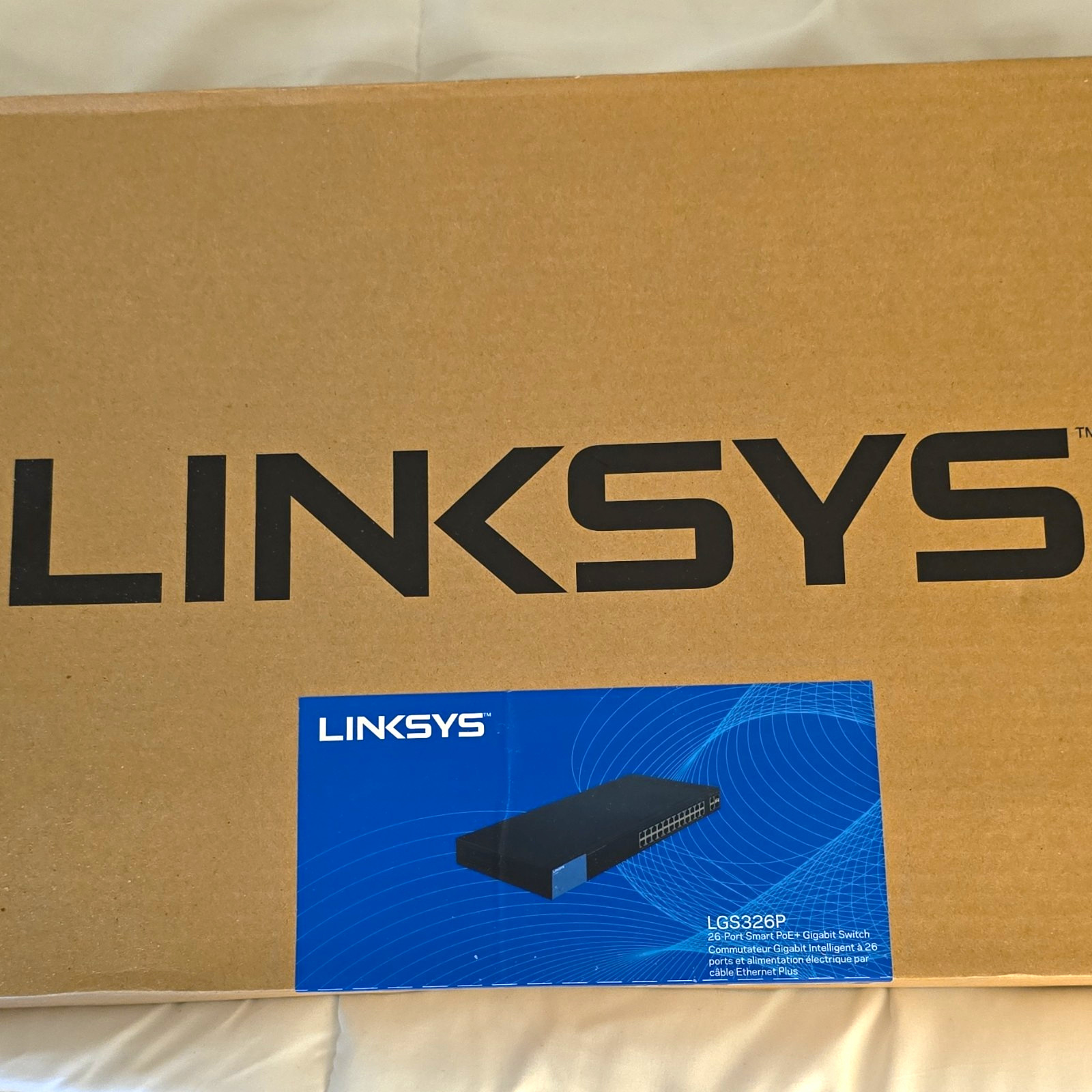 Linksys LGS326P 26-Port Smart Managed Layer 2 PoE+ Gigabit RJ-45 Switch