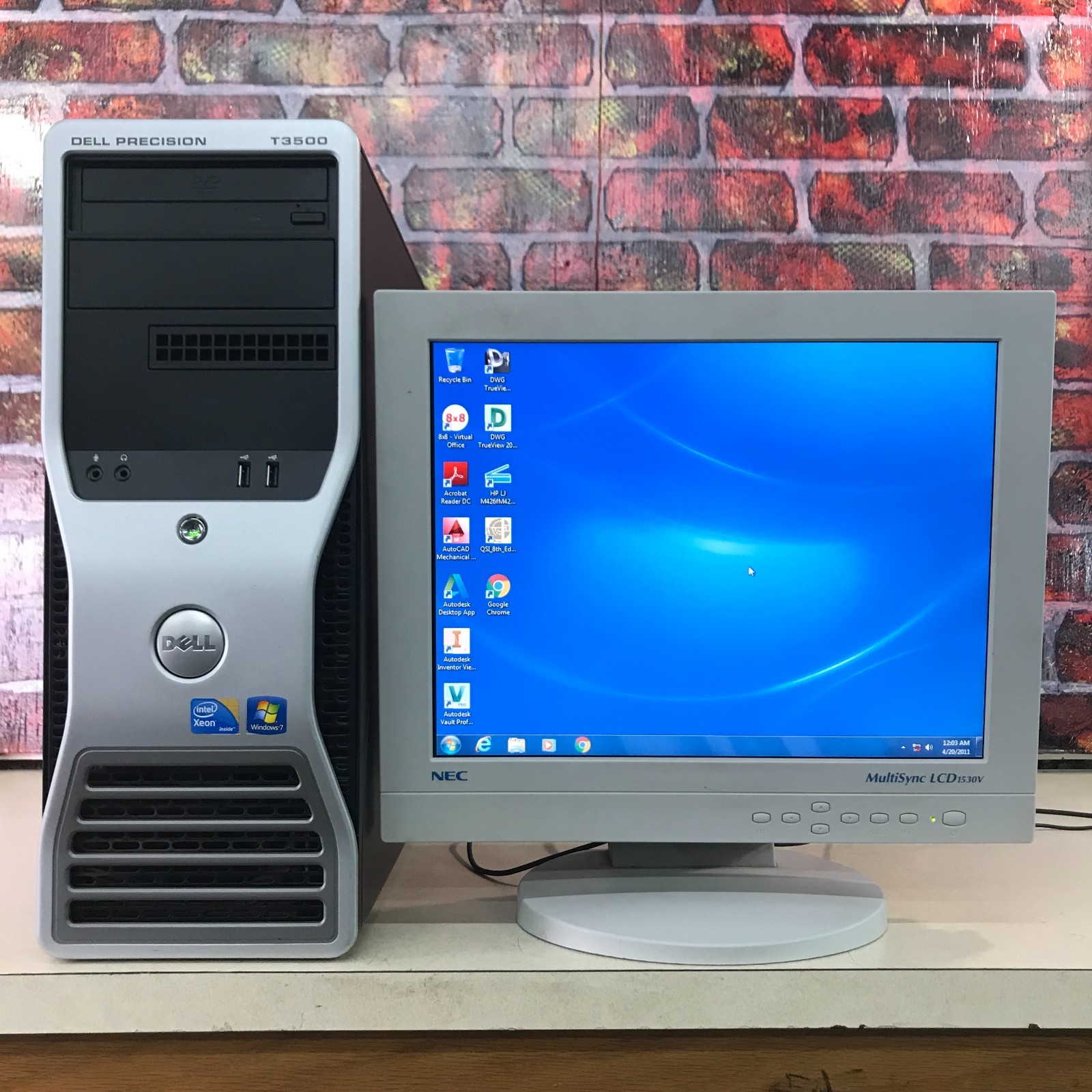 DELL PRECISION T3500 - XEON W3505 2.53GHz 6GB RAM 500GB HDD (Windows 7 Pro)